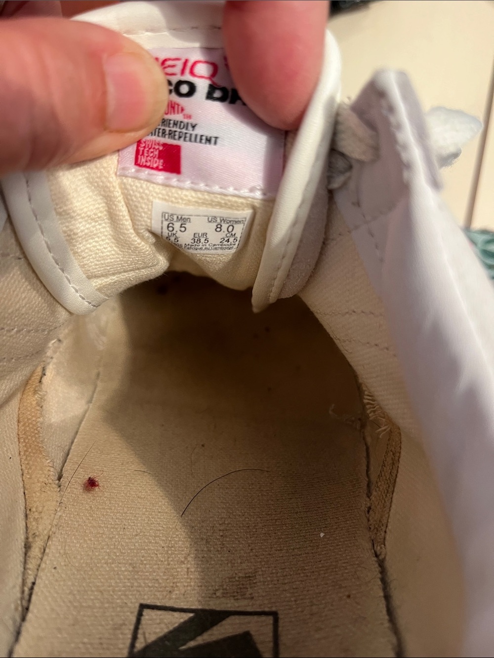 Vans Beige Suede Old Skool Sneakers - Picture 3 of 3
